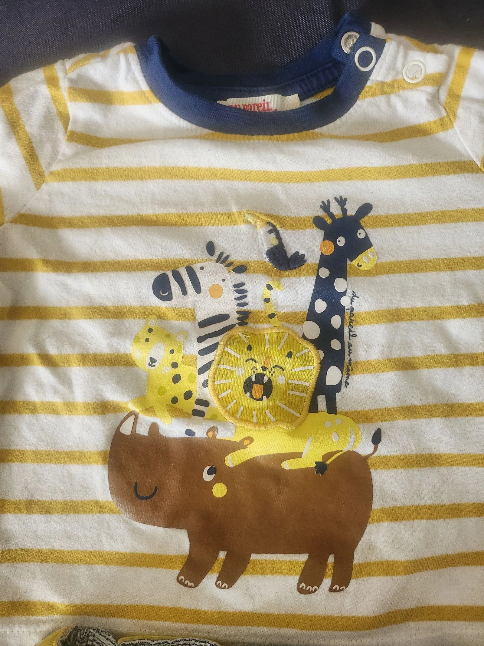 Conjunto bebê menino - 6 meses (68 cm) - Du Pareil au Même (DPAM) – photo 2